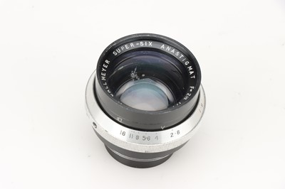 Lot 581 - A Dallmeyer Super Six f/1.9 63mm Lens