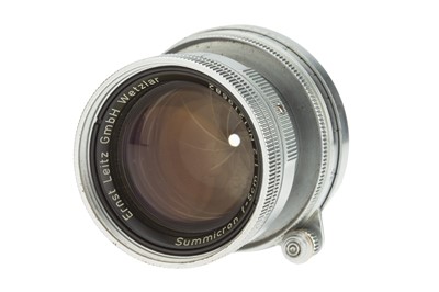 Lot 23 - A Leitz Summicron 'Thorium' f/2 50mm Lens