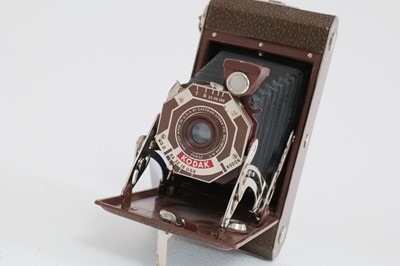 Lot 378 - An Eastman Kodak Brownie Six-20 Art Deco Folding Camera