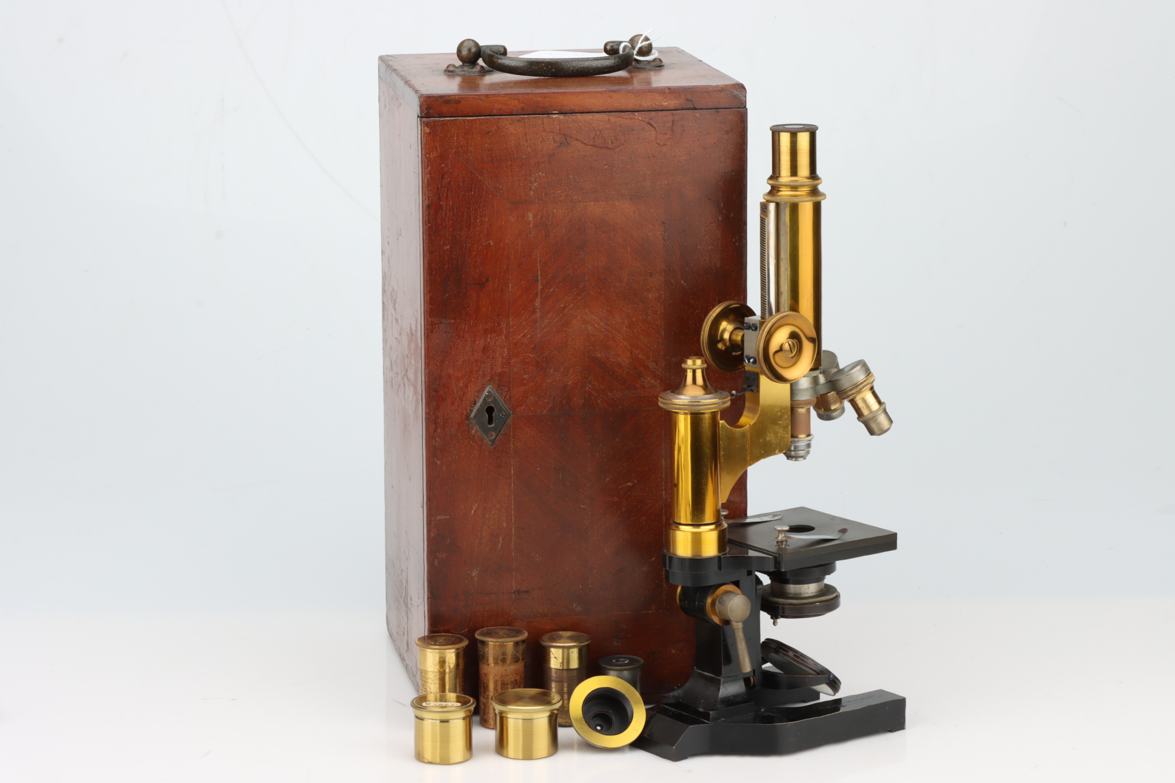 Lot 322 - An Antique Leitz Compound Microscope,