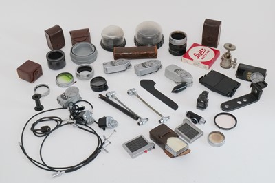 Lot 538 - A Good Selection of Leica Camera Accessories