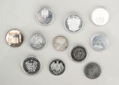 Lot 45 - A small group of German silver proof commemorative coinage