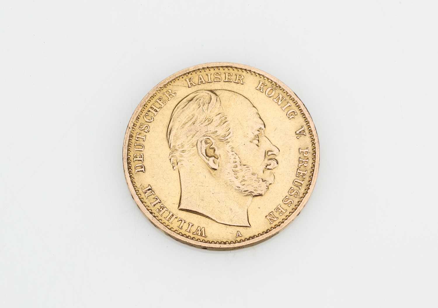Lot 53 - German States - Prussia 10 Mark gold coin 1880