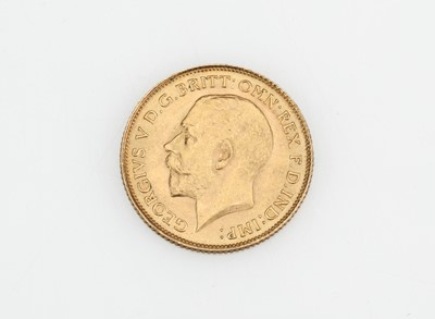 Lot 54 - A George V 1926 Half Sovereign Gold Coin