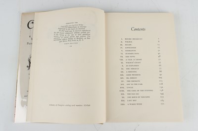Lot 1 - E.B. White., Charlotte's Webb, 1st Edition 1952