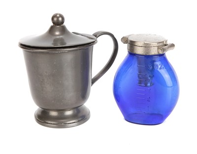 Lot 95 - A Victorian Pewter Sputum Pot
