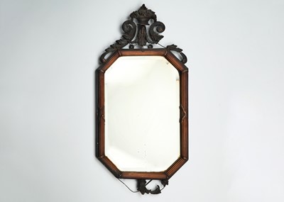 Lot 106 - An 18th-century gilt frame bevel edged mirror