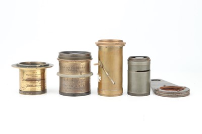 Lot 587 - A Mixed Selection of Brass Lenses