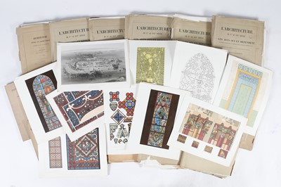 Lot 11 - Collection of French Architecture Books With Full Colour Plates