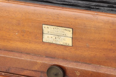 Lot 620 - An E & T Underwood Instanto. Mahogany & Brass Tailboard Camera