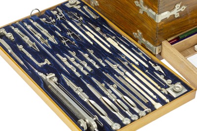 Lot 162 - Stanley's 13inch Magazine Presentation Case of Drawing Instruments