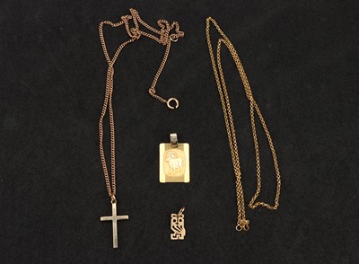 Lot 127 - A Collection of 9 ct Gold Jewellery