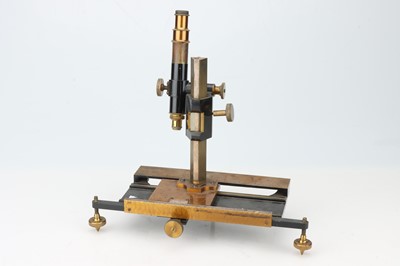 Lot 314 - A Brass Lacquered Vernier Microscope