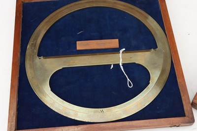 Lot 278 - Two 19th Century Circular Protractors