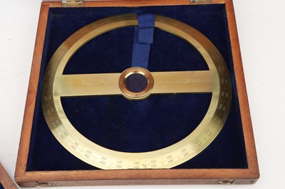 Lot 278 - Two 19th Century Circular Protractors