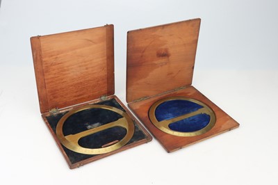 Lot 283 - Two Circular Protractors