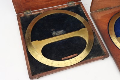 Lot 283 - Two Circular Protractors