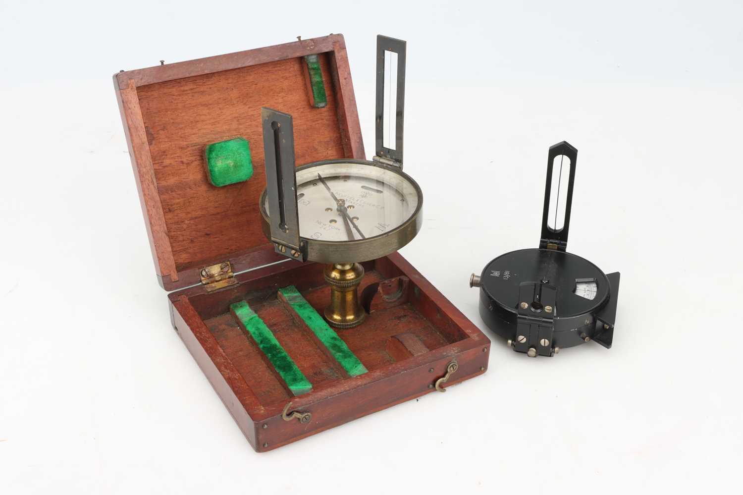 Lot 311 - A Surveying Compass and Compass Clinometer