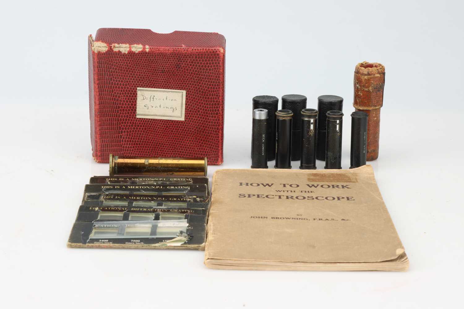 Lot 210 - A Small Collection of Spectroscopes