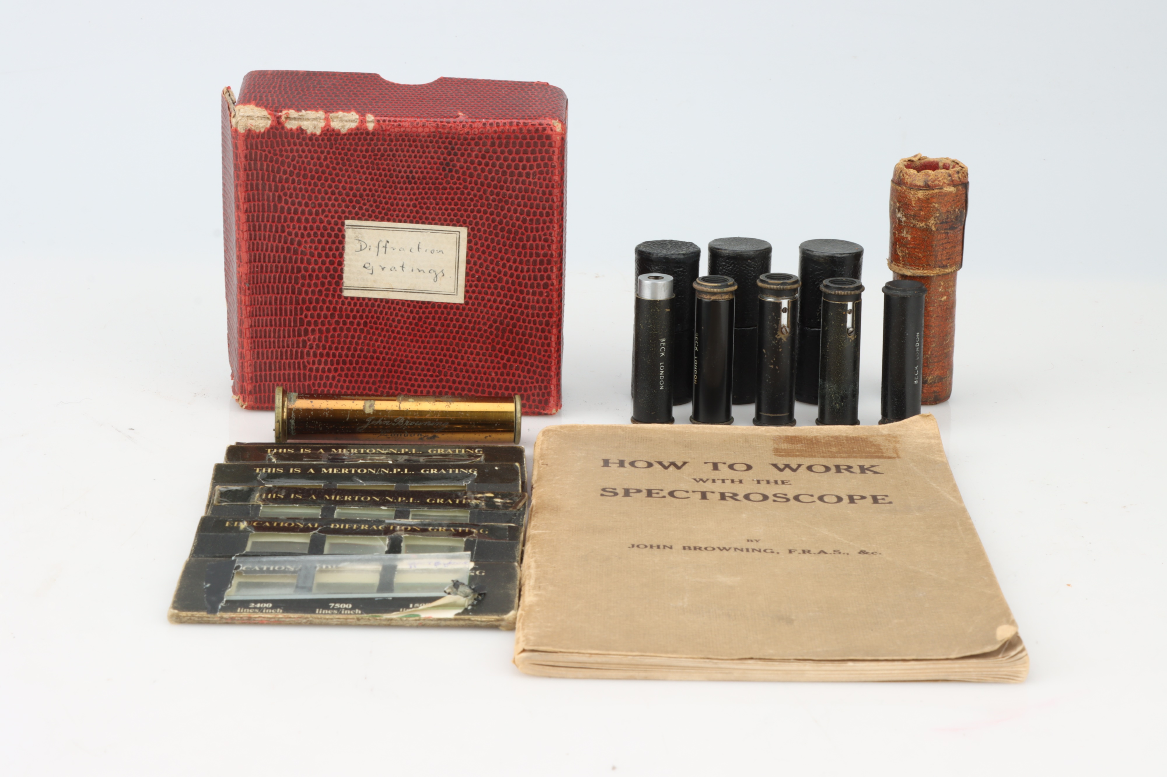 Lot 210 - A Small Collection of Spectroscopes,