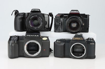 Lot 416 - A Mixed Selection of 35mm SLR Cameras