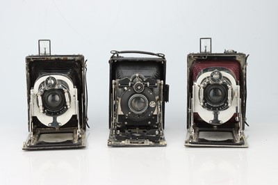 Lot 395 - A Selection of Three Complicated Folding Cameras