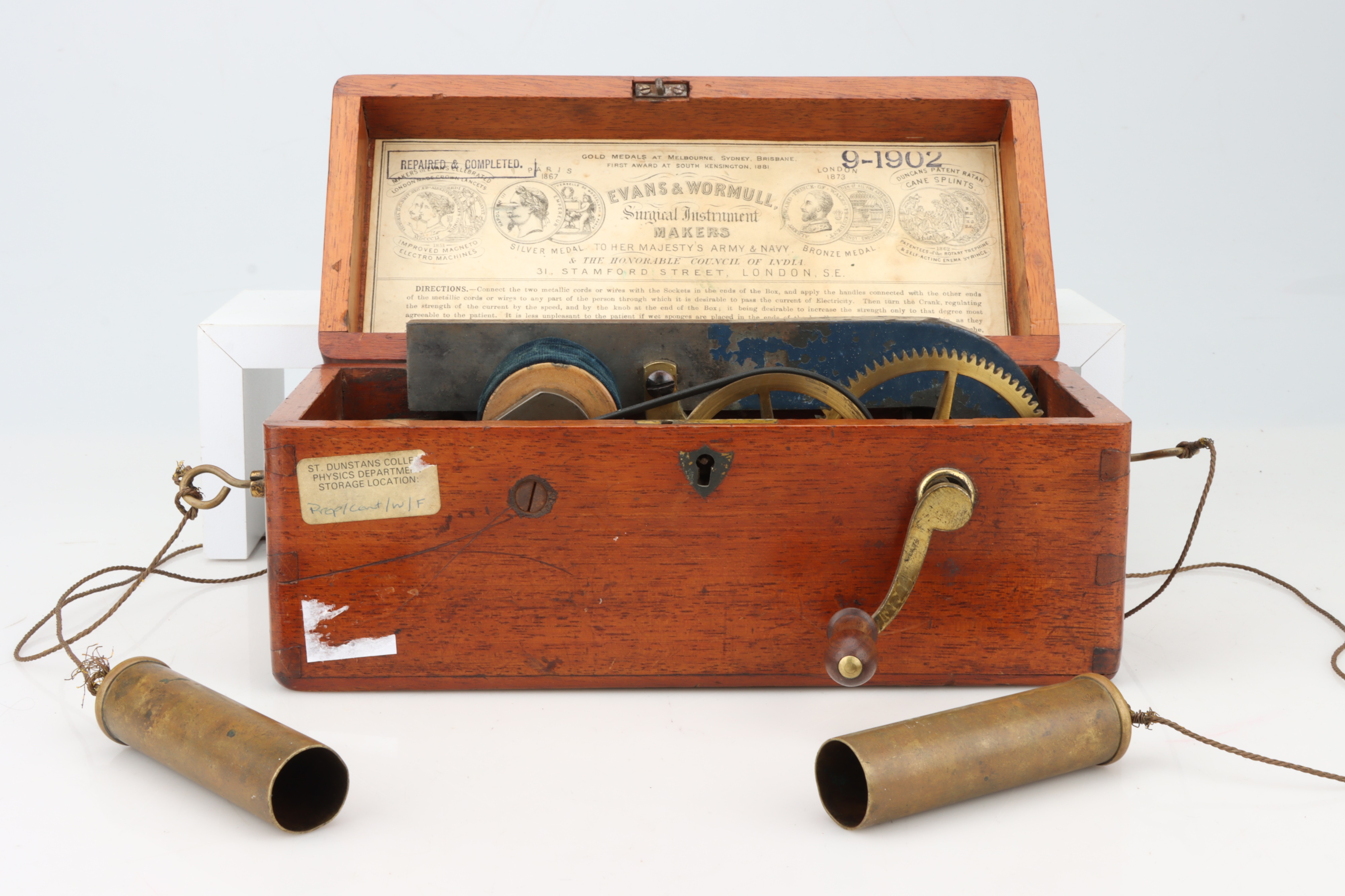 Lot 331 An ElectroMedical Shock Machine By Evans,
