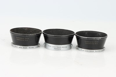 Lot 549 - A Selection of Three Leica Lens Hoods