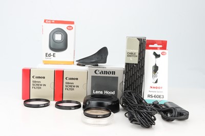 Lot 455 - A Selection of Canon Branded Accessories