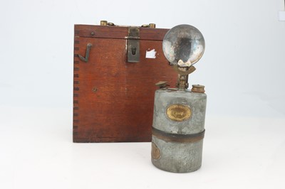 Lot 224 - A Rare Miners Acetylene Lamp