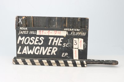 Lot 703 - A Clapper Board for Moses the Lawgiver