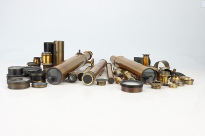 Lot 227 - Small Collection of Telescope eyepieces and telescope parts