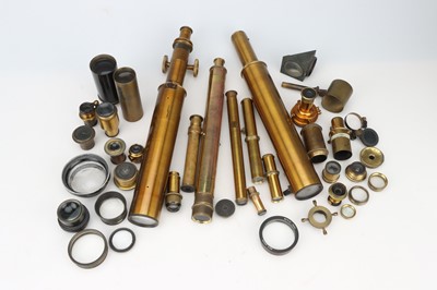 Lot 227 - Small Collection of Telescope eyepieces and telescope parts
