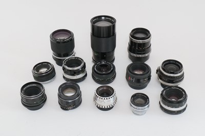 Lot 597 - A Selection of Various Camera Lenses