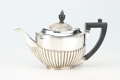 Lot 114 - A Hallmarked Silver Bachelors' Teapot