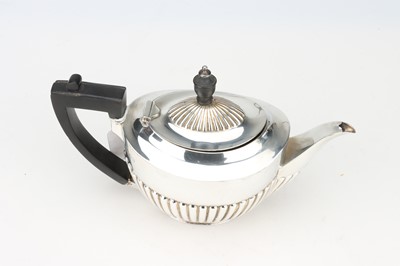 Lot 114 - A Hallmarked Silver Bachelors' Teapot
