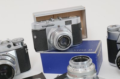 Lot 421 - A Selection of Voigtlander Cameras