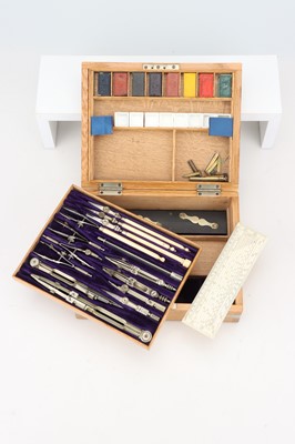 Lot 255 - A Good set of Drawing Instruments by Stanley