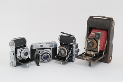 Lot 387 - A Selecton of Four Folding Cameras