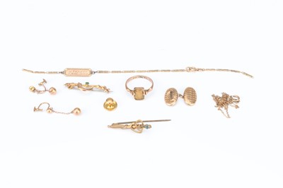 Lot 141 - A Group of Gold Jewellery