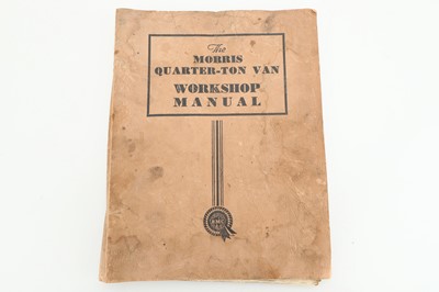 Lot 3 - Morris Quarter-Ton Van Original Workshop Manual