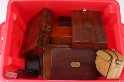 Lot 237 - A Large Collection of  Drawing Instrument Cases