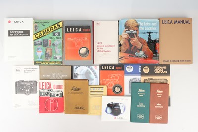 Lot 544 - A Selection of Various Leica Literature