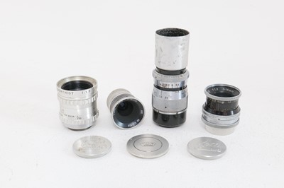 Lot 593 - A Selection of Cine C Mount Lenses