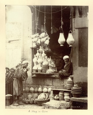 Lot 343 - G LEKEGIAN & Co., Photograph of a Shop in Cairo, Egypt