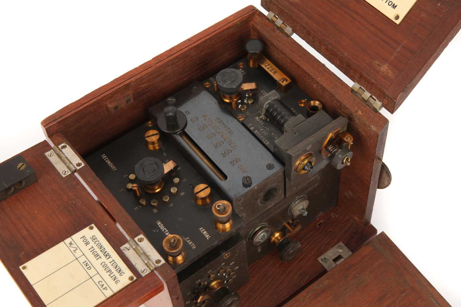 Lot 128 A WW1 Aircraft Crystal Radio Receiver,