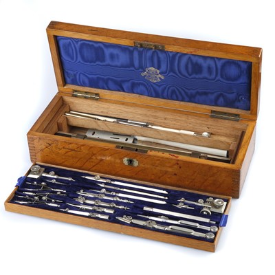 Lot 250 - A Good Quality Set of Drawing Instruments by Thornton