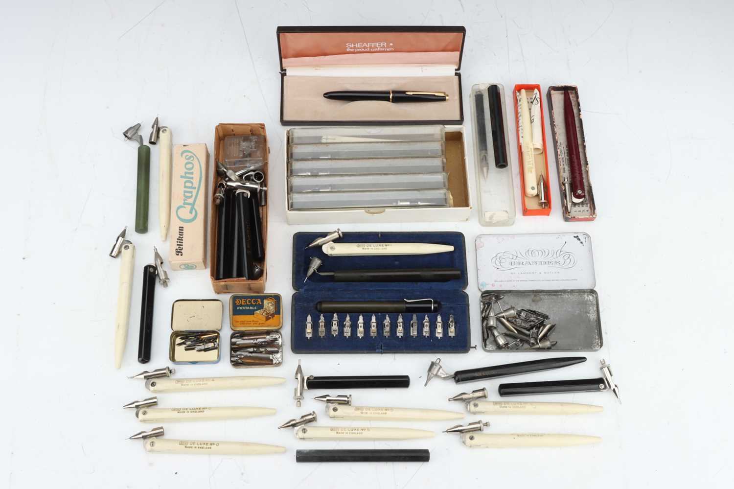 Lot 318 - Drawing Instruments, Pens