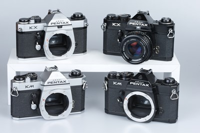 Lot 672 - Four Pentax K Series 35mm SLR Cameras