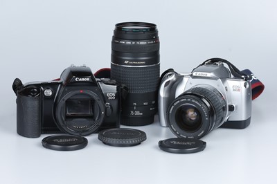 Lot 499 - A Selection of Canon EOS 35mm Cameras & Lenses